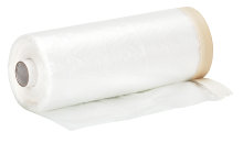 Dekkfolie med tape 140 cm x 33 meter